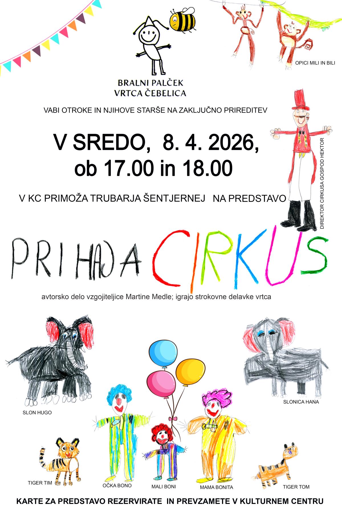 VABILO PRIHAJA CIRKUS 2026